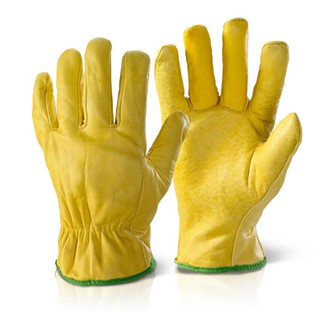 Yellow work Safety gloves