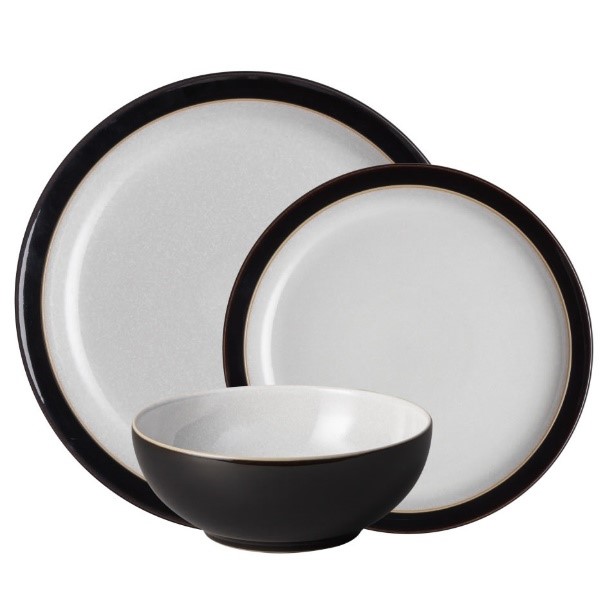 Image of Denby Elements Tableware set in Black