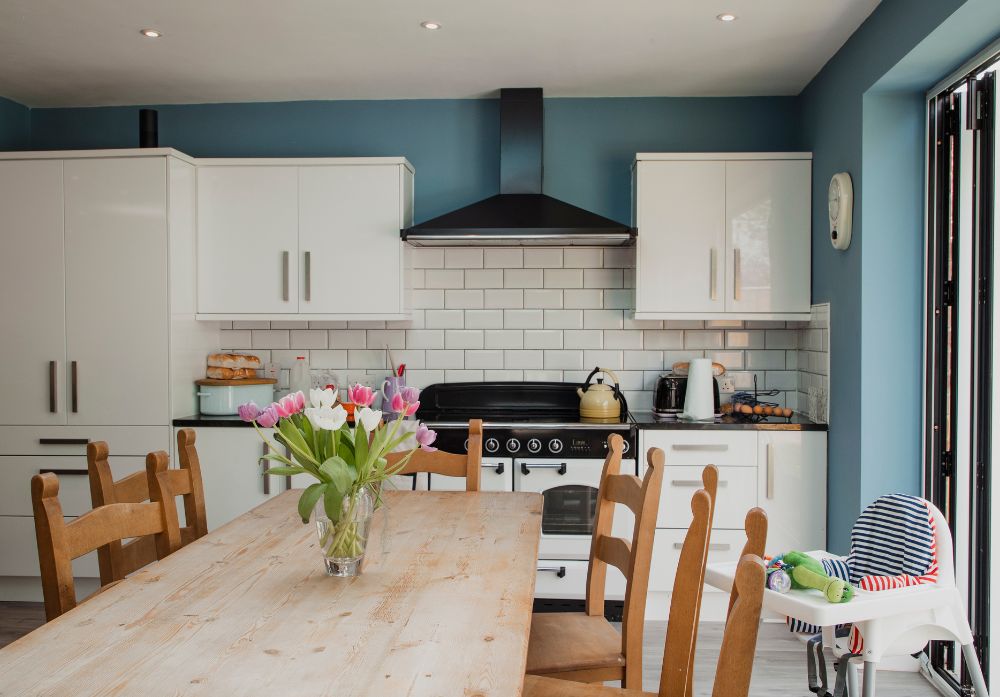 colorful kitchen