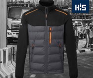 Portwest S381 - Hybrid Baffle Jacket Black