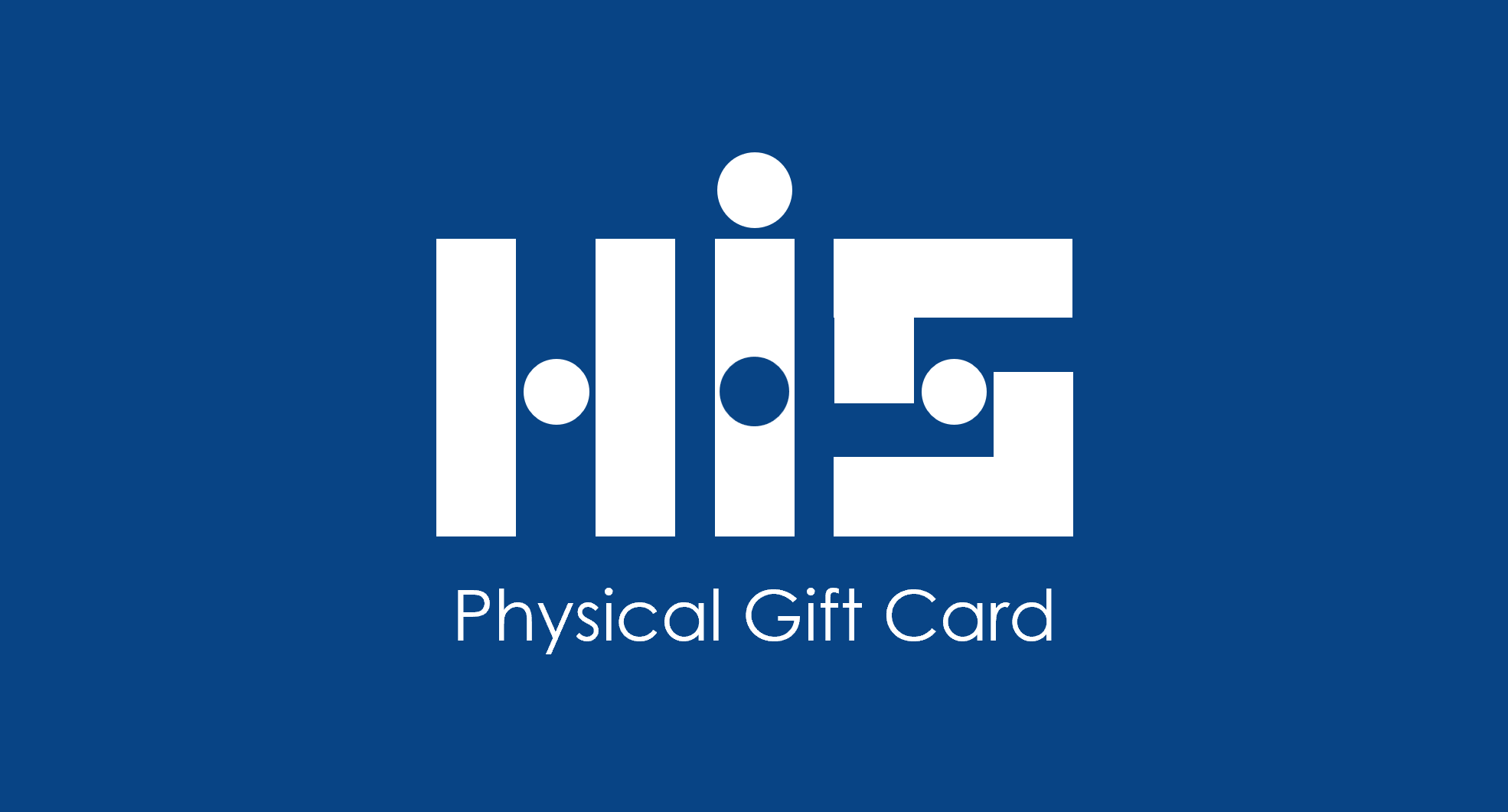 Physical Gift Card - Must be used in store